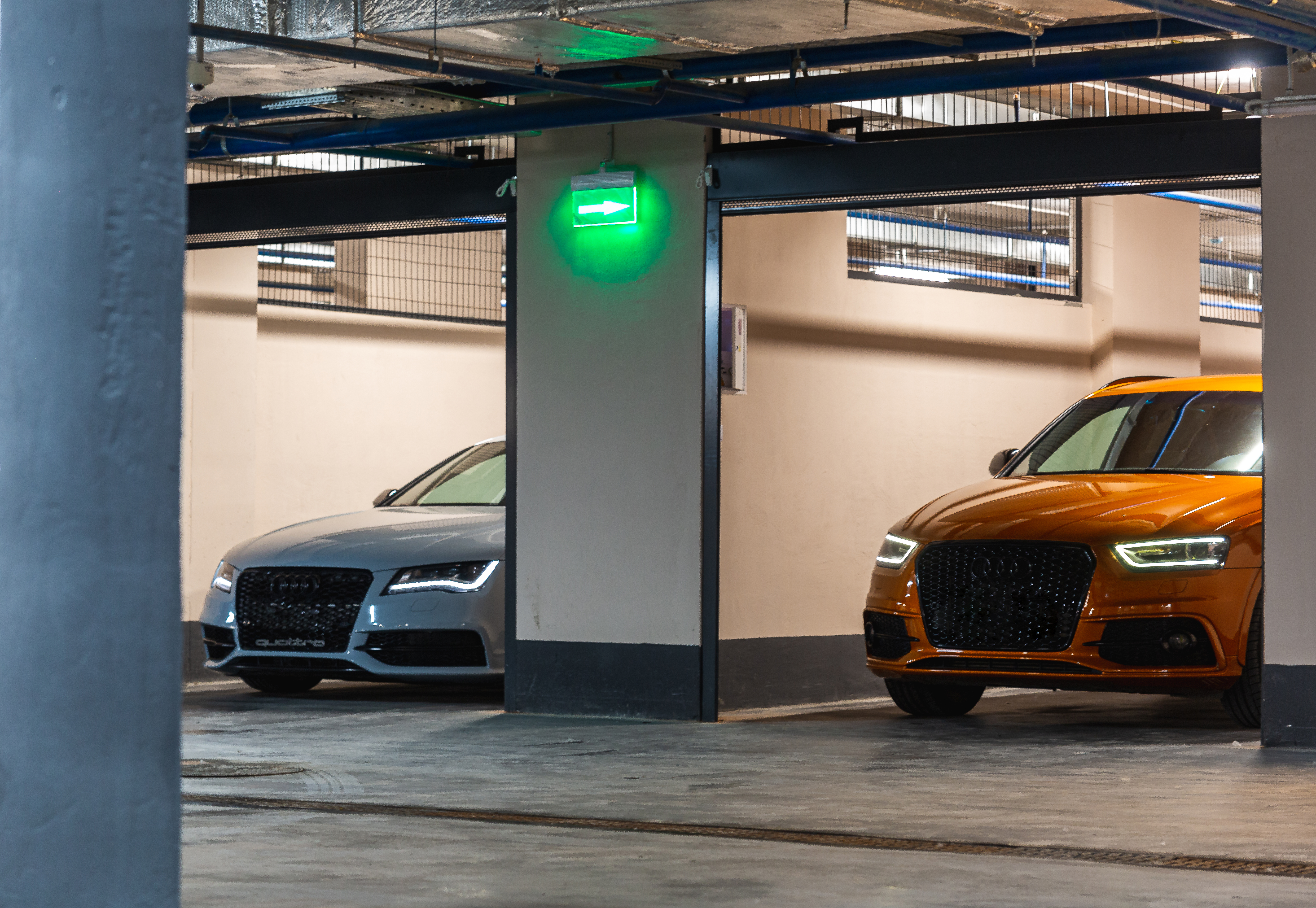 Подземный паркинг
с кладовыми