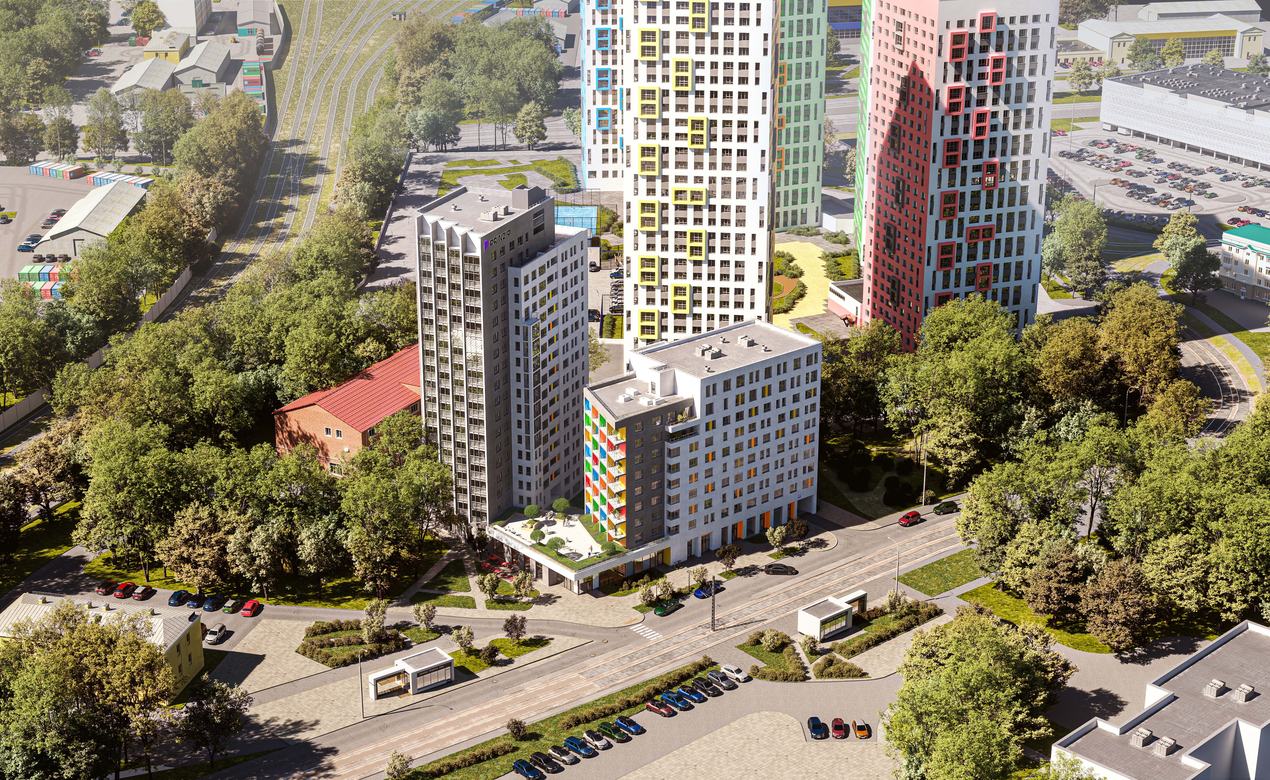 Архитектура
в духе супрематизма