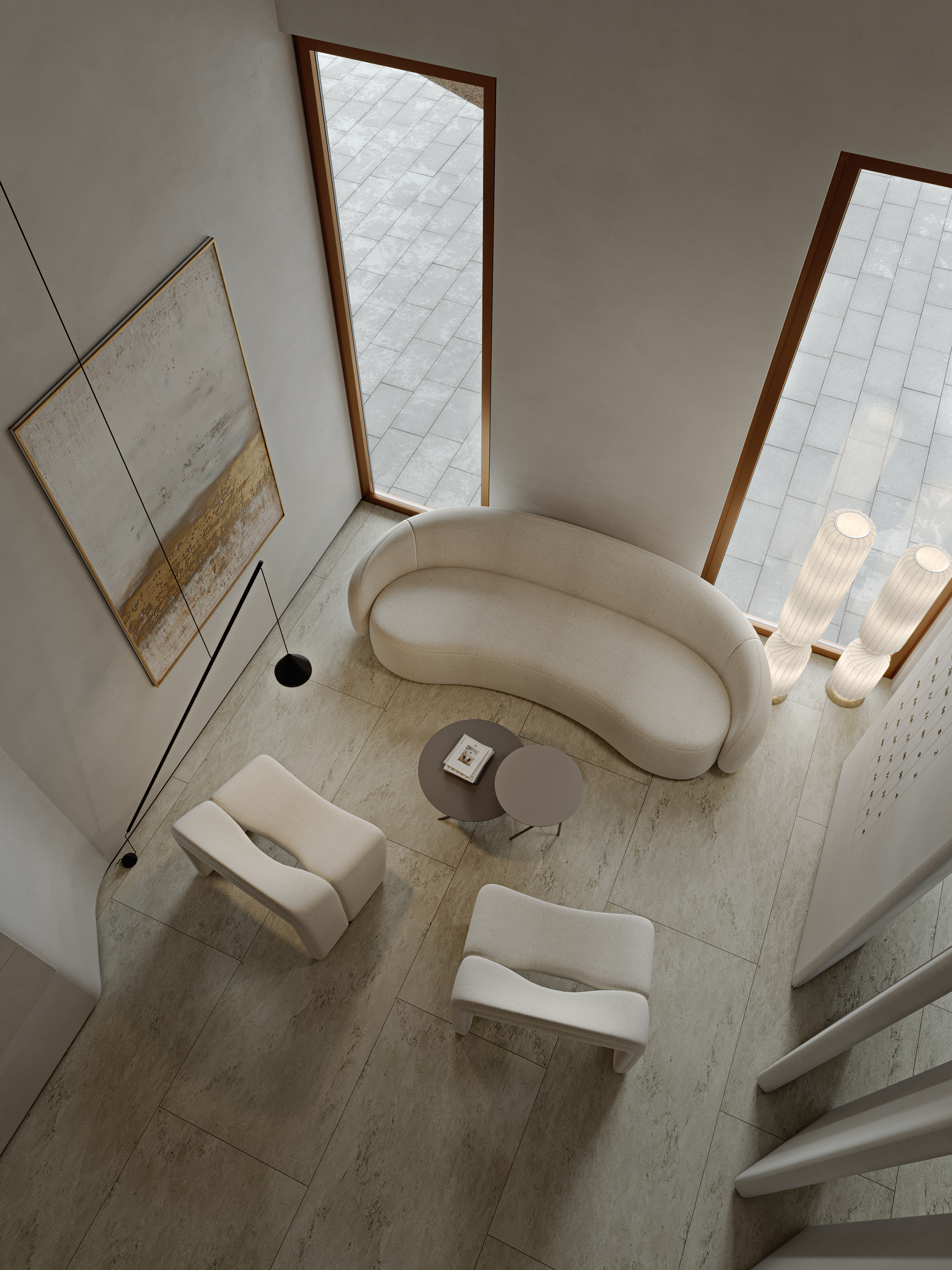 Лобби
с консьержем
и охраной