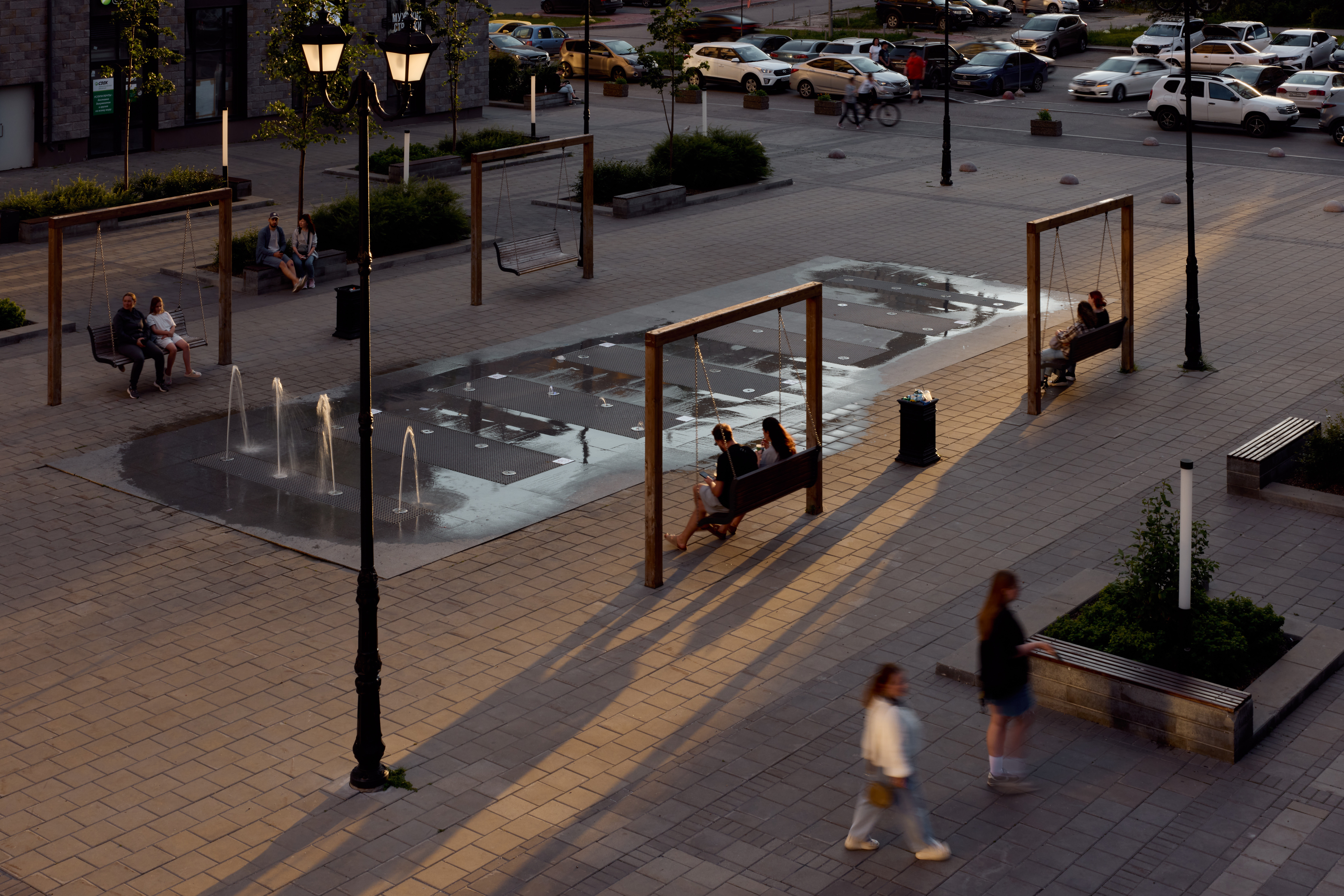 Центральная площадь
с фонтаном