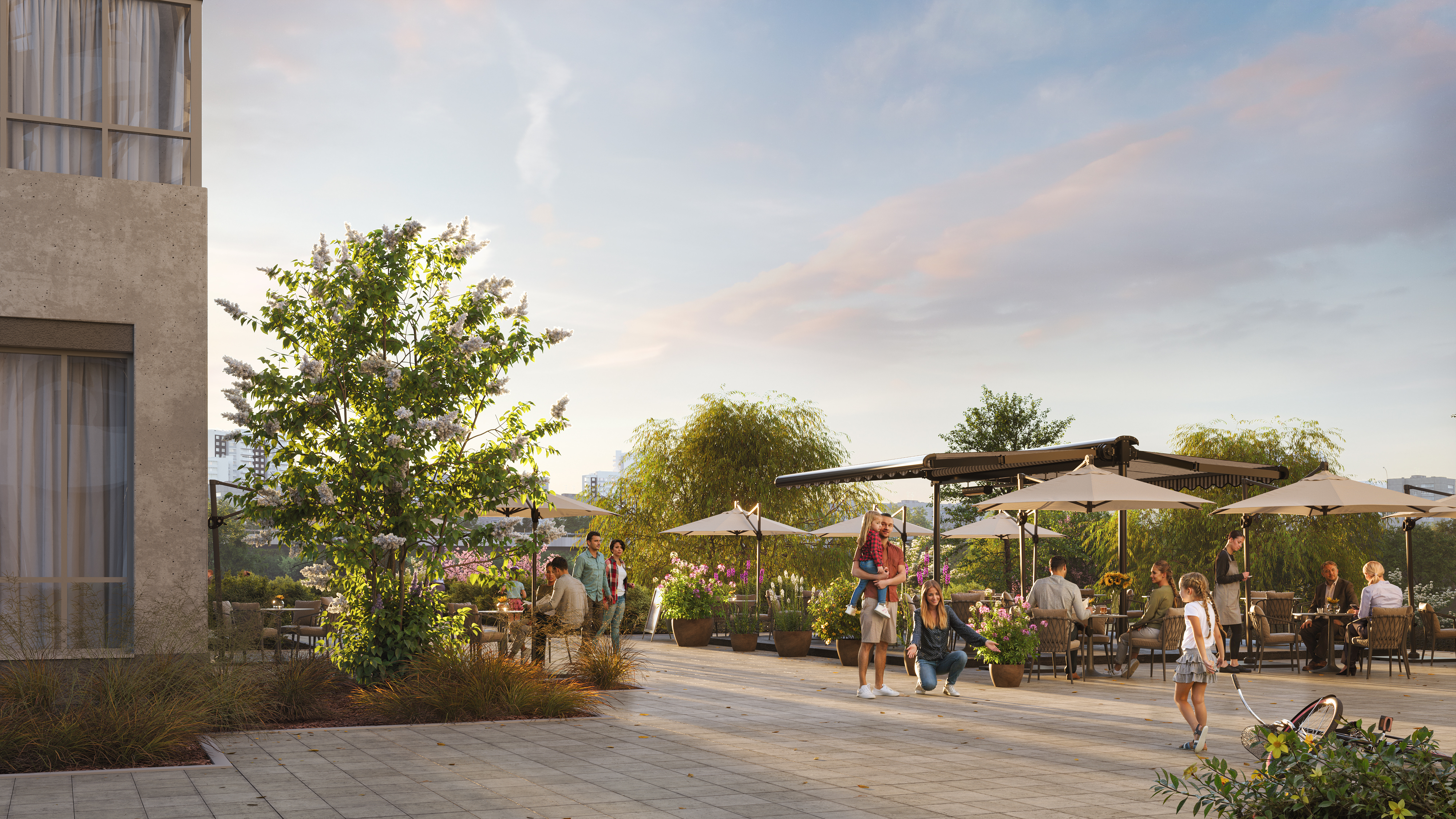 Динамичное пространство для отдыха с друзьями и близкими в шаге от дома